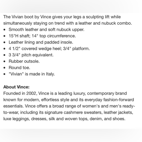 Vince Vivian Boot - Picture 9 of 13